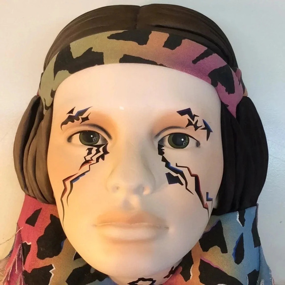 Dyan Nelson’s Indian Ceramic Wall Mask S/N: 3/91 - Picture 3 of 12